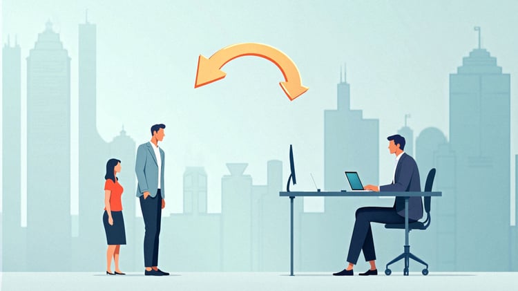 Die Graphic spiegelt wieder, wie eine kleinere Partie bei einem Marketing Unternehmen, Outsourcing anfragt.